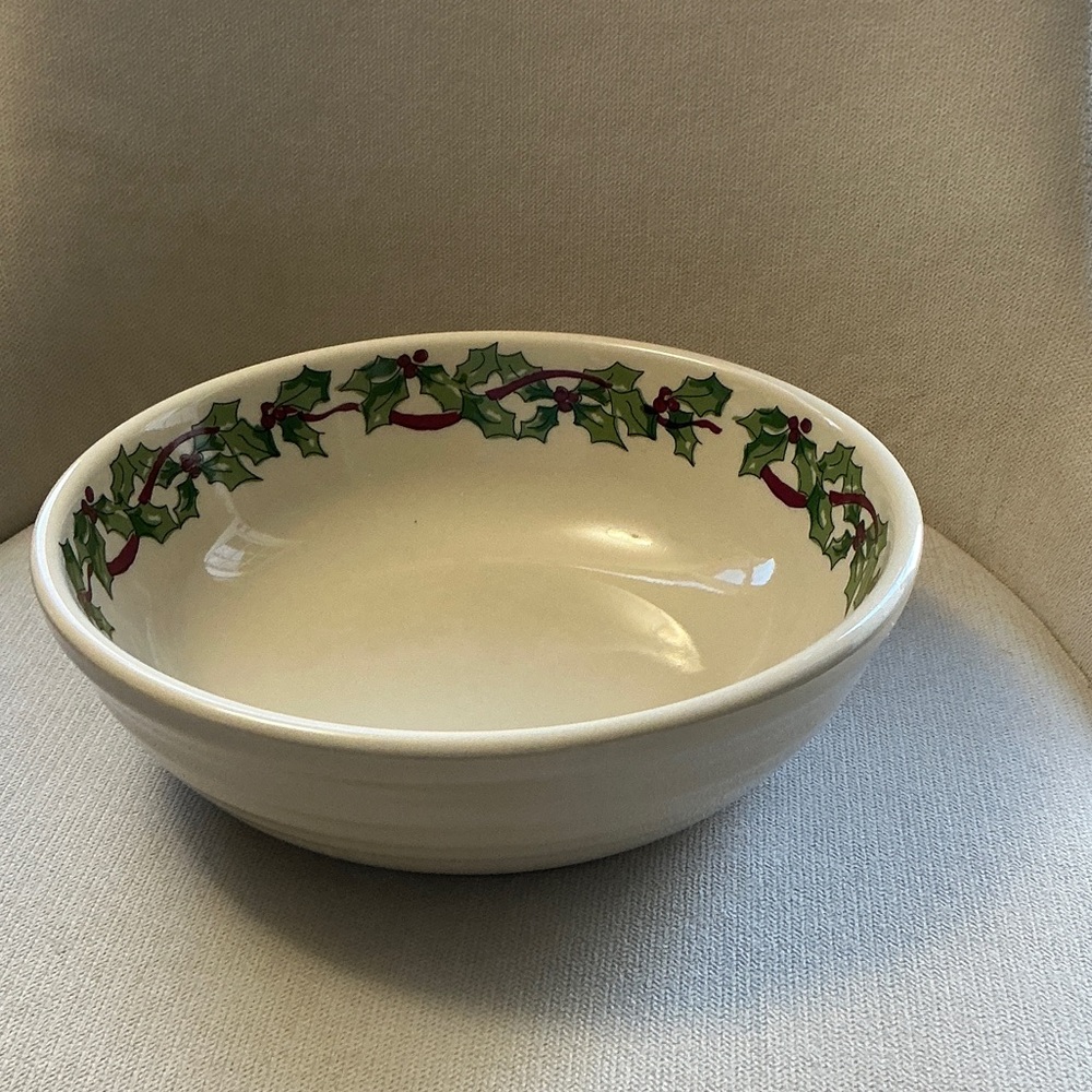 Henn Workshops Holly Design Ceramic Bowl